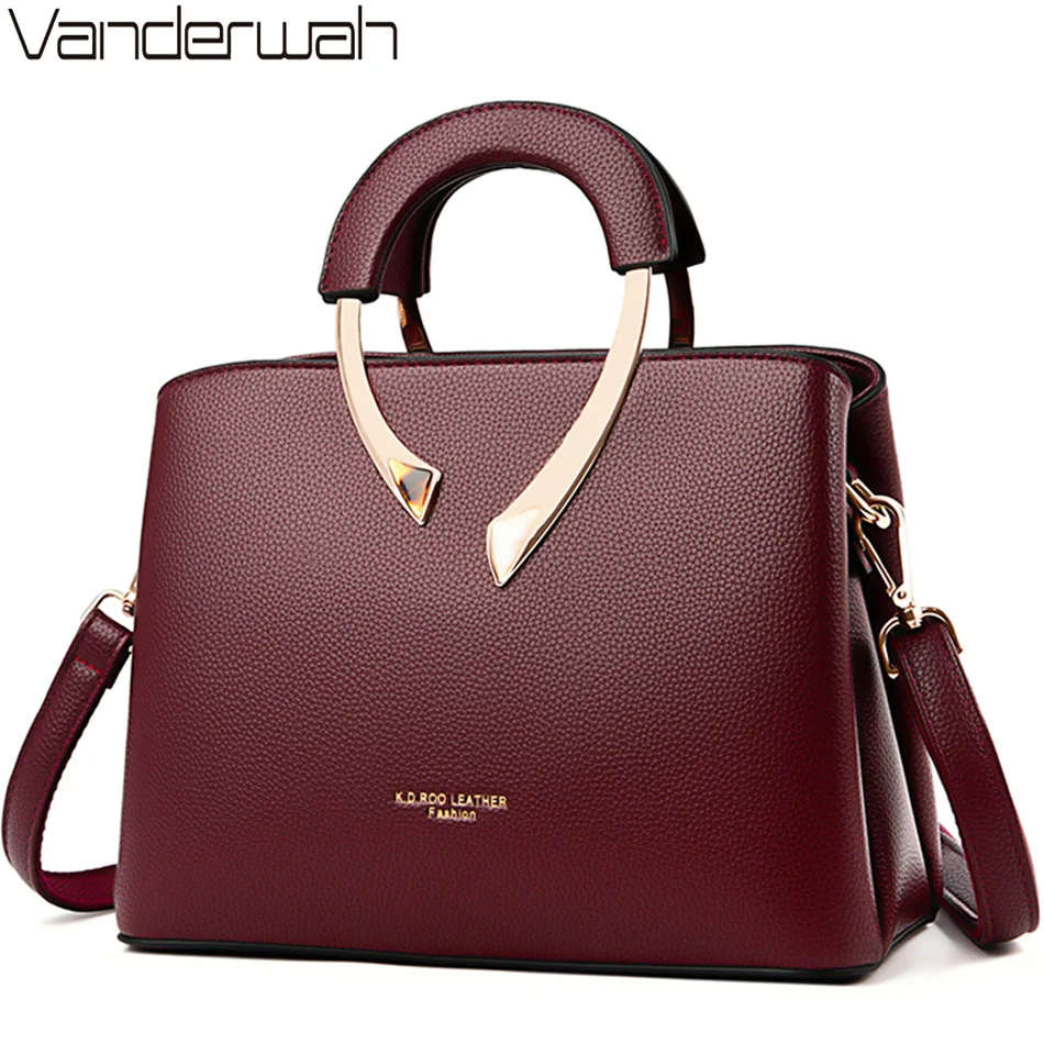 Luxury Bags Reseller - Натуральная VANDERWAH Высококачественная повседневная сумка-тоут из
