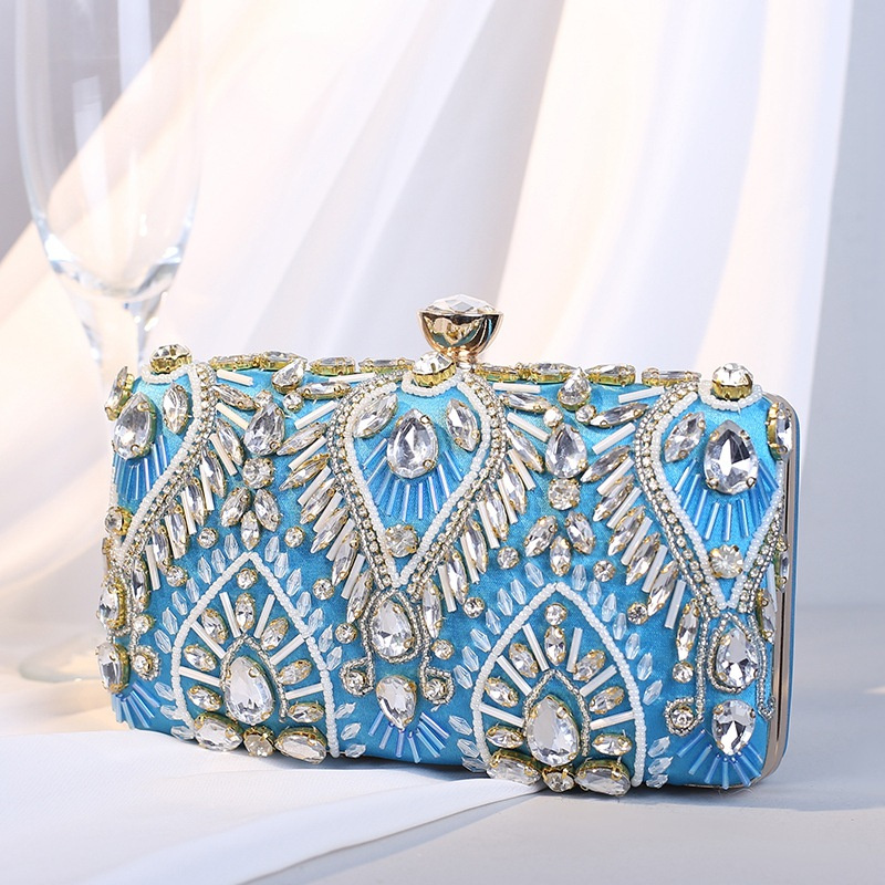 Luxury Bags Blue - Женский вечерний клатч, вечерний кошелек, роскошный