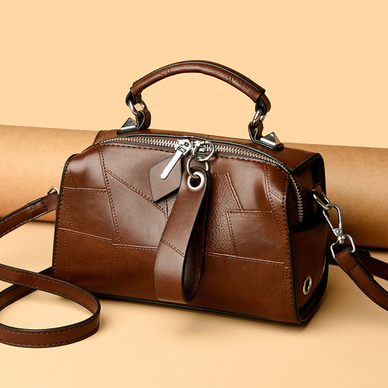 Luxury Bags Level - Женский рюкзак из натуральной кожи, простая