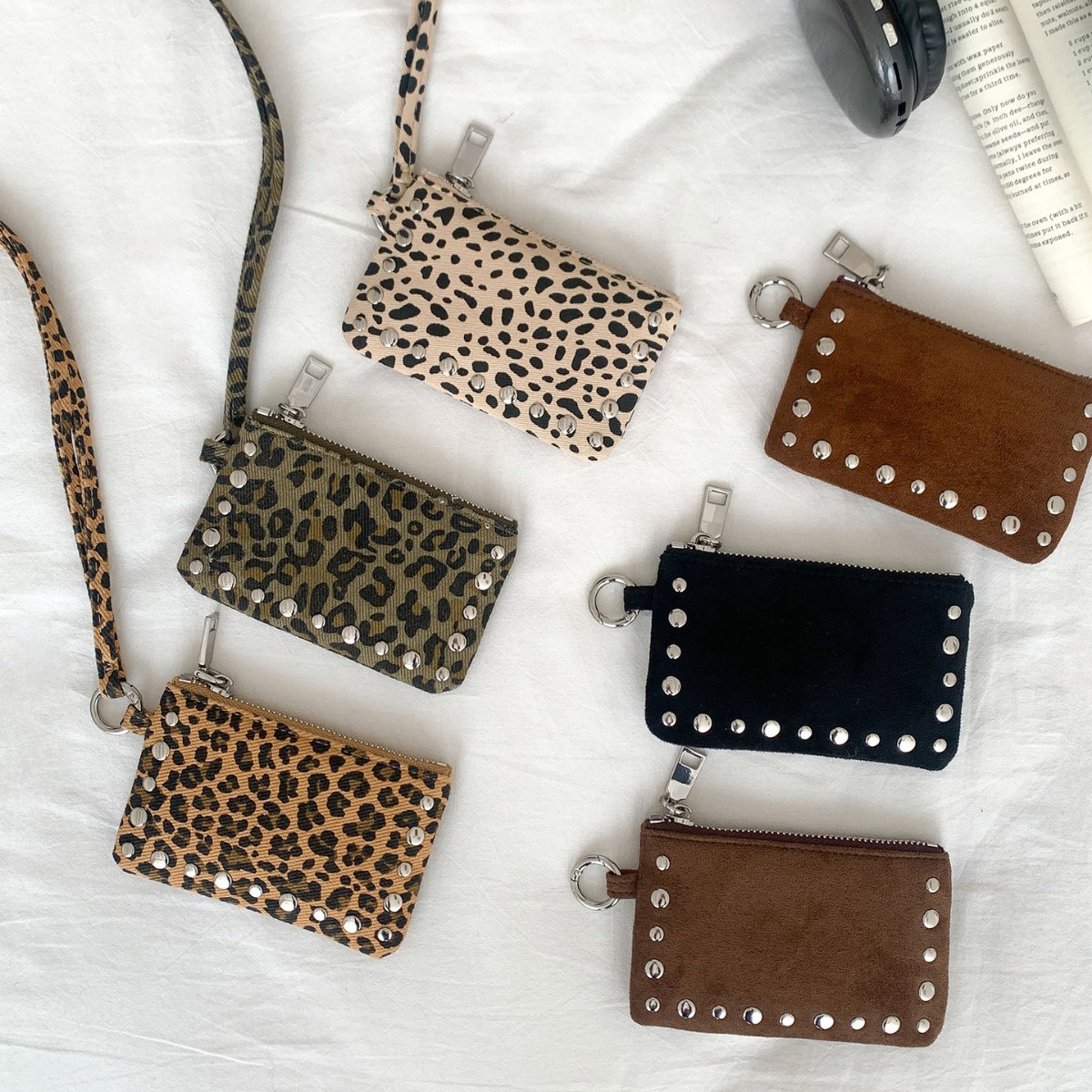 НОВАЯ сумка через плечо с шипа – обзор и цена Wristlet Wallet Zipper