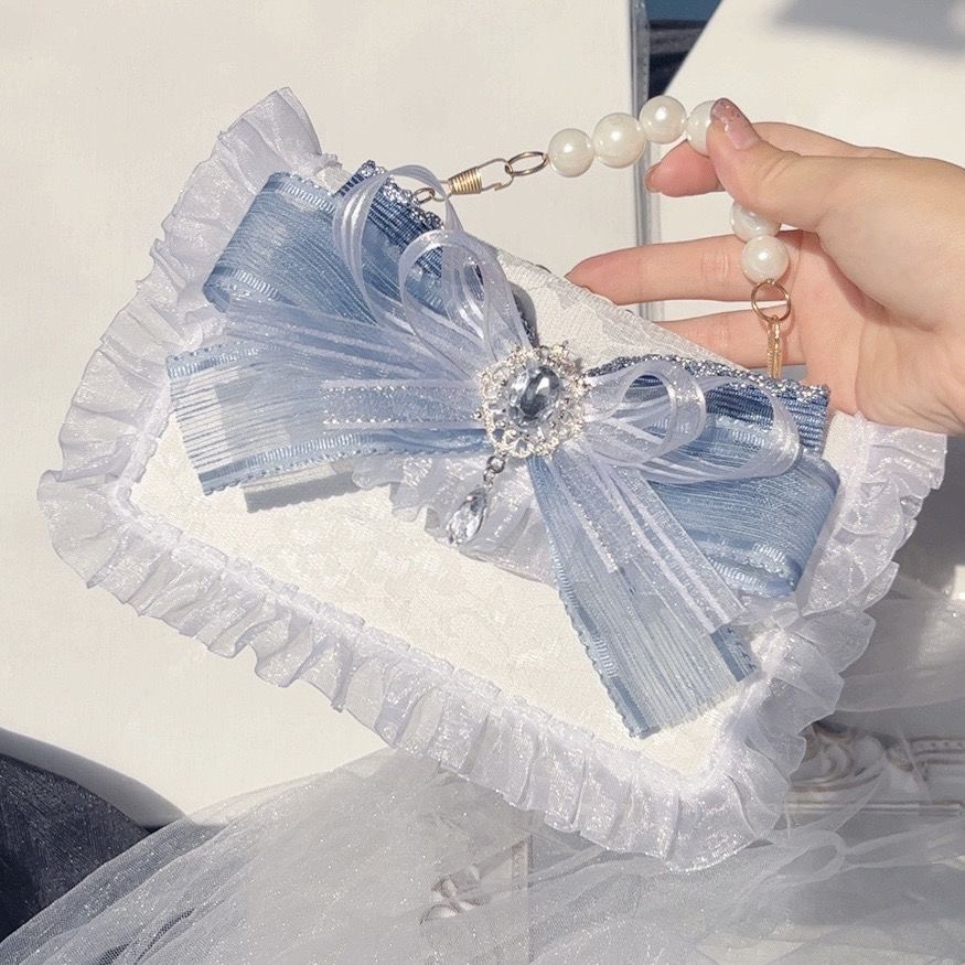 Роскошные дизайнерские кружевн – обзор и цена Luxury Bags Blue