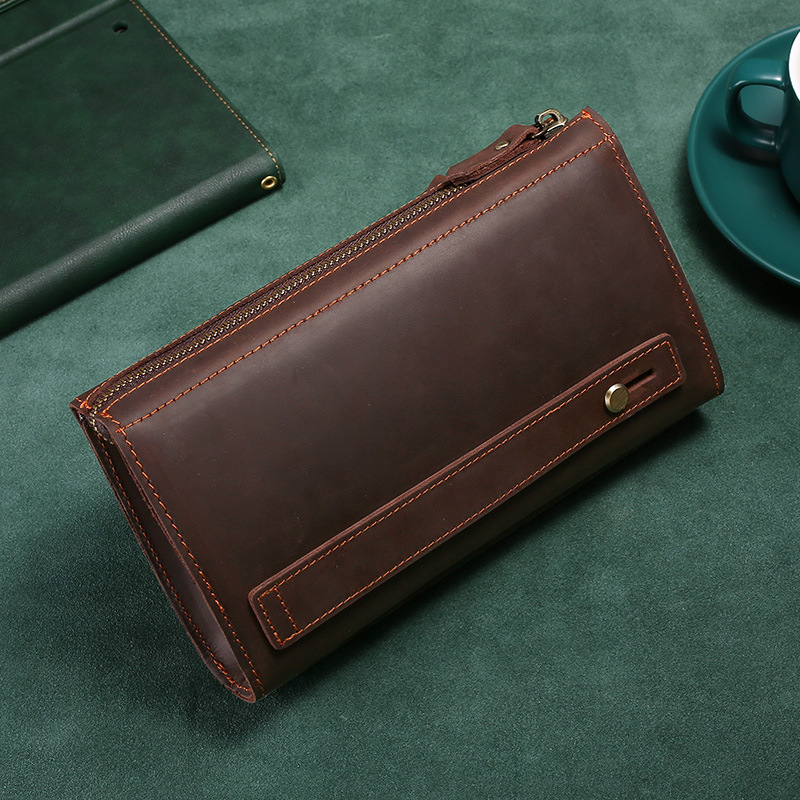 Мужские клатчи, длинные сумки, – обзор и цена Wristlet Wallet Zipper