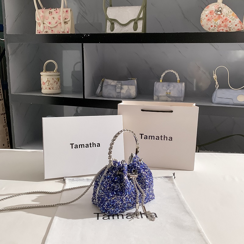 Роскошная вечерняя сумка-ведро – обзор и цена Luxury Bags Blue