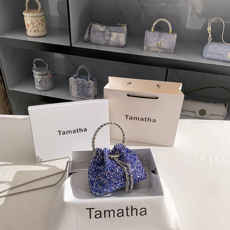 Роскошная вечерняя сумка-ведро – обзор и цена Luxury Bags Blue
