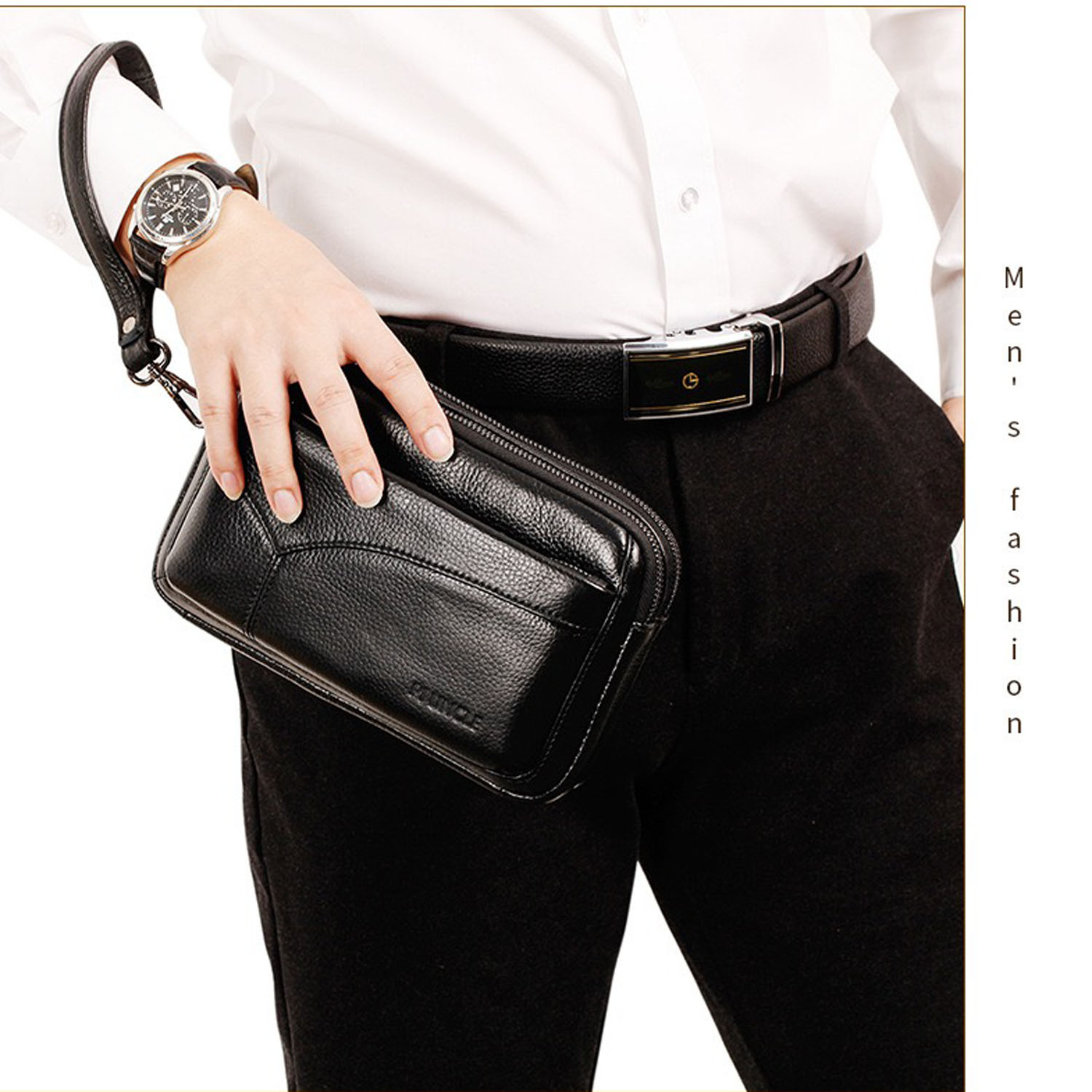 Мужской модный деловой клатч и – обзор и цена Wristlet Wallet Zipper