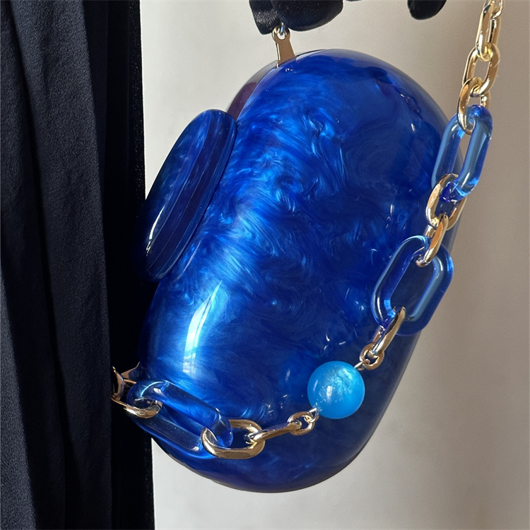 Роскошная модная круглая вечер – обзор и цена Luxury Bags Blue