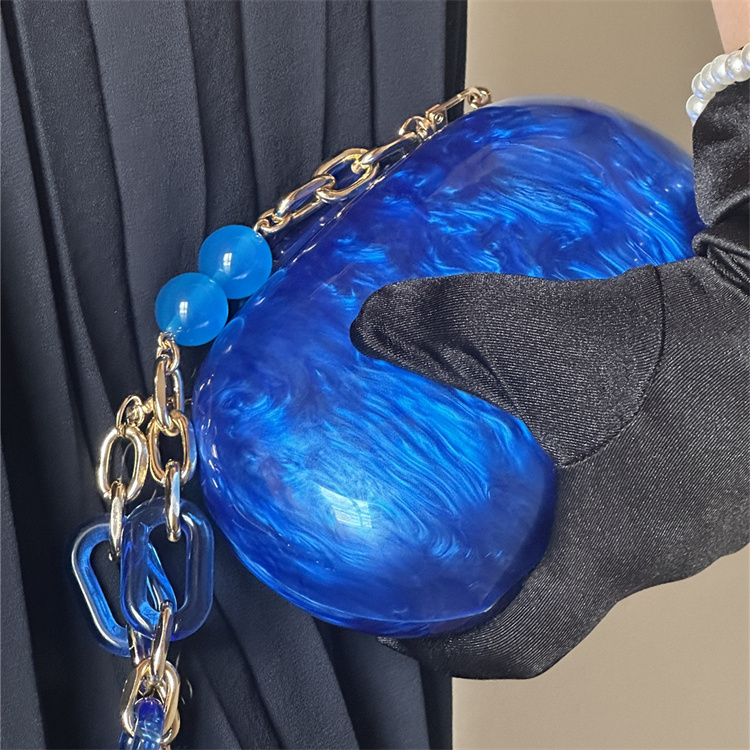 Роскошная модная круглая вечер – обзор и цена Luxury Bags Blue