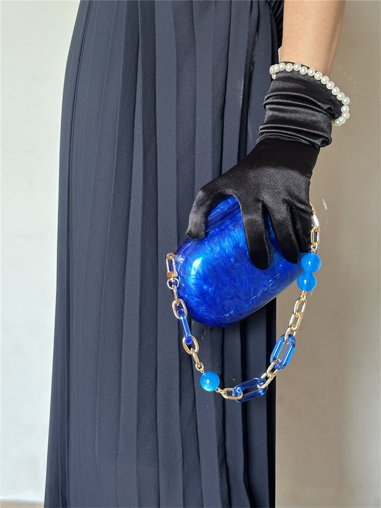 Роскошная модная круглая вечер – обзор и цена Luxury Bags Blue